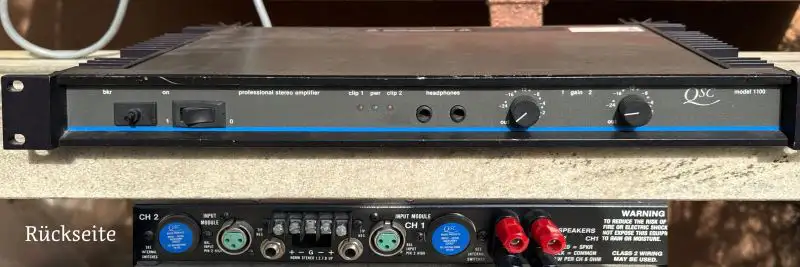 A-548 – QSC Model 1100 Verstärker